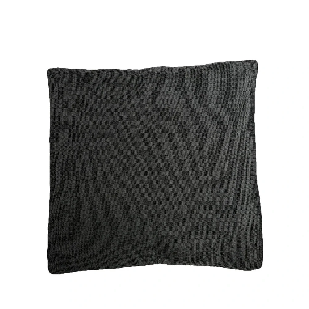 Signature Madison Park‎ Cozy Gray Chunky Sweater Knit Pillow Sham Cover 24x24